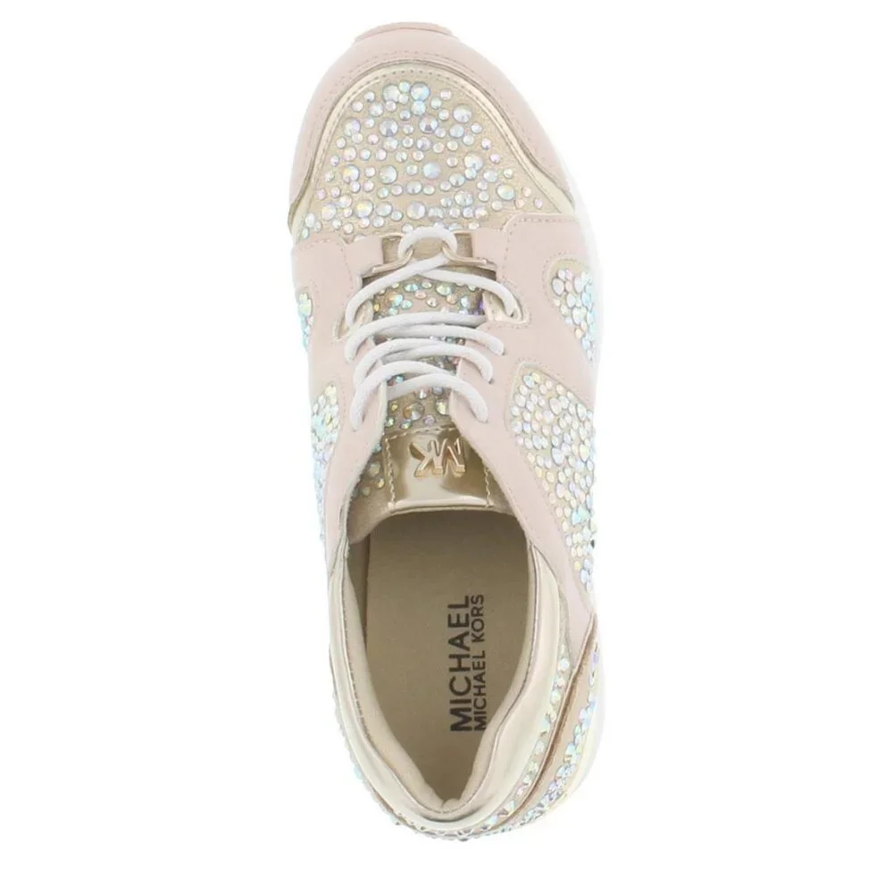 NIB MICHAEL MICHAEL KORS BIG KIDS GIRLS NEO KRYSTAL ATHLETIC SHOES US5 - Picture 9 of 9
